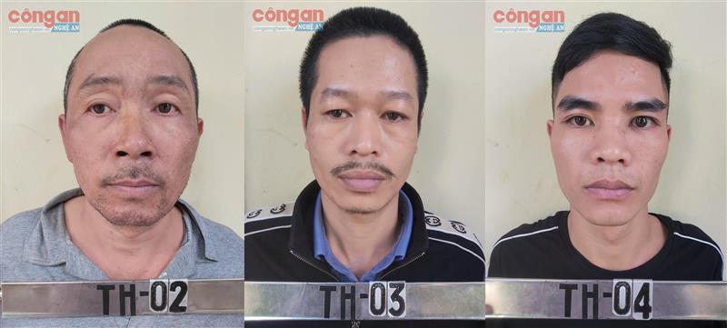 Các đối tượng bị bắt giữ 