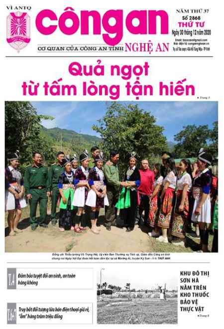 Báo Công an Nghệ An số 2868