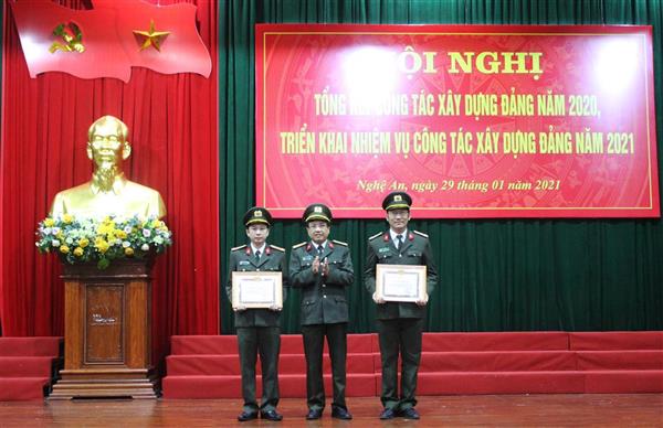 Đảng ủy Công an tỉnh Nghệ An: Triển khai nhiệm vụ công tác xây dựng Đảng năm 2021
