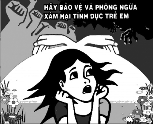 Cộng đồng cần chung tay bảo vệ trẻ em trước nguy cơ bị xâm hại (Tranh minh họa)