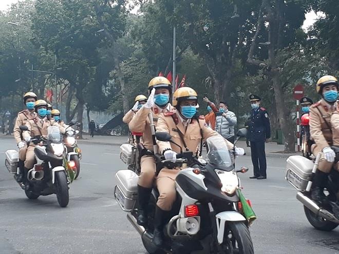 Lực lượng Cảnh sát giao thông ra quân sau lễ phát động