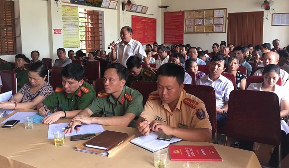 Công an huyện Hưng Nguyên tổ chức diễn đàn Công an lắng nghe ý kiến nhân dân