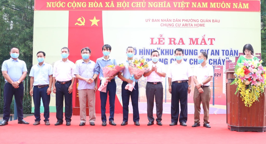 Ra mắt mô hình “Khu chung cư an toàn về phòng cháy, chữa cháy” tại khu chung cư Arita Home