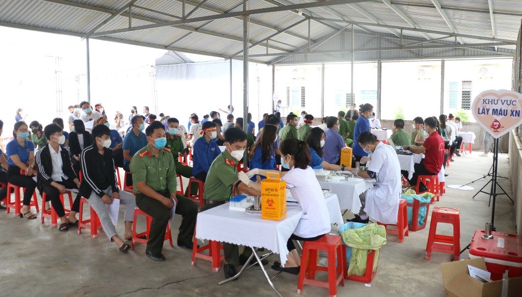 Ngày hội thu hút hơn 300 cán bộ, đoàn viên, thanh niên trên địa bàn tỉnh tham gia và tuân thủ nguyên tắc 5K