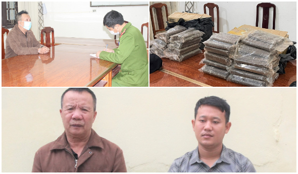 Bắt 02 đối tượng, thu giữ 40kg thuốc nổ và 200 kíp nổ