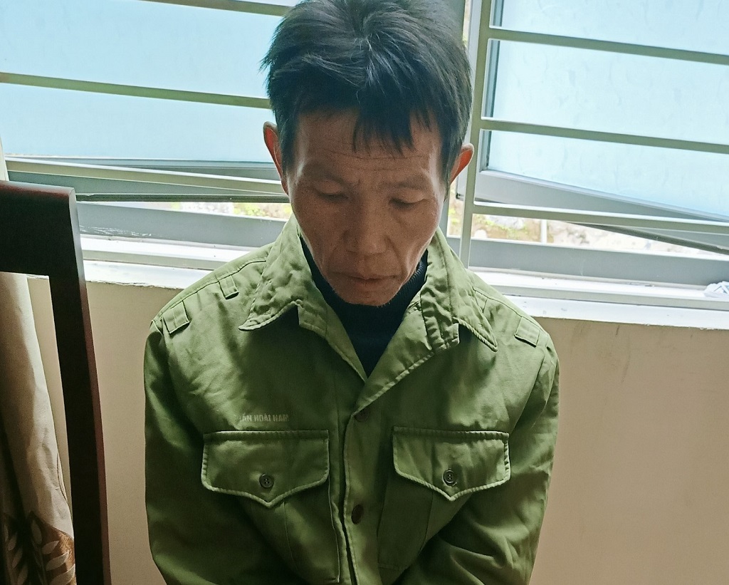 Lương Văn May tại Cơ quan Công an