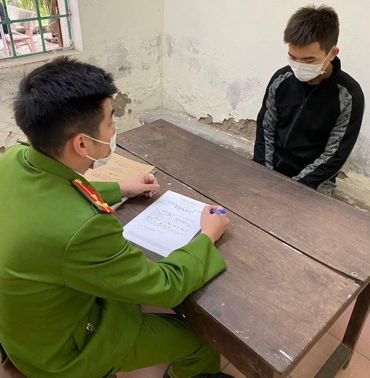 Cơ quan Công an làm việc với đối tượng Nguyễn Cảnh Nam