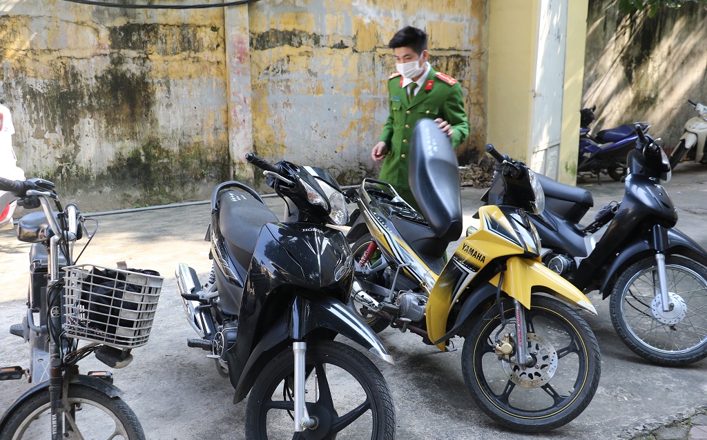 Lực lượng công an đã truy thu nhiều vật chứng và liên hệ trao trả tài sản cho chủ sở hữu