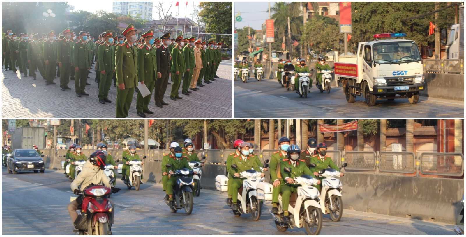 Ngày 15/12/2021, Công an huyện Quỳnh Lưu ra quân 