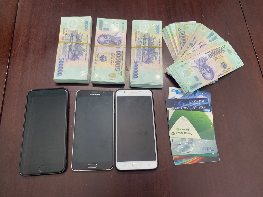 Tang vật lực lượng Công an thu giữ