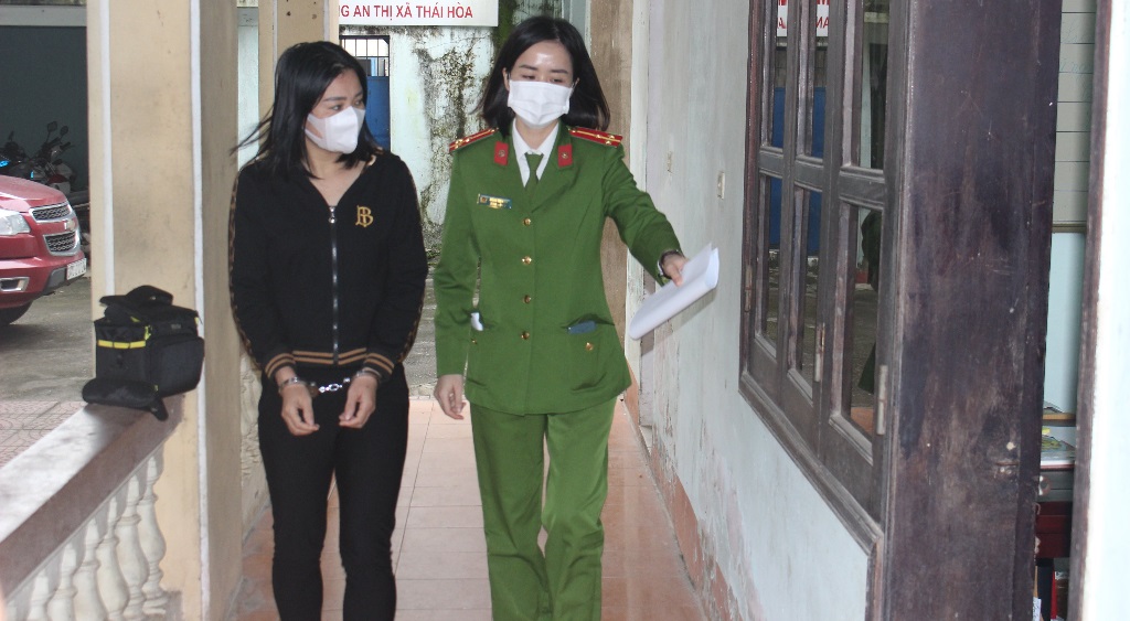 Vũ Thị Hà Phương là đối tượng cầm đầu đường dây đánh bạc quy mô lớn nhất từ trước tới nay trên địa bàn thị xã Thái Hòa