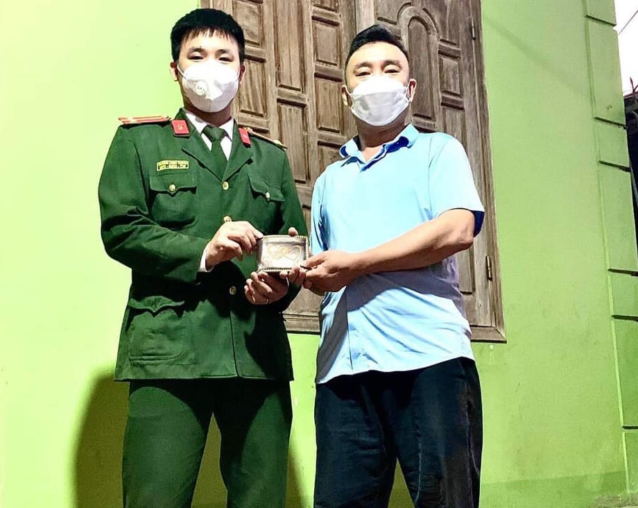 Công an huyện đã tiến hành trao trả tài sản cho anh Lô Văn Cường