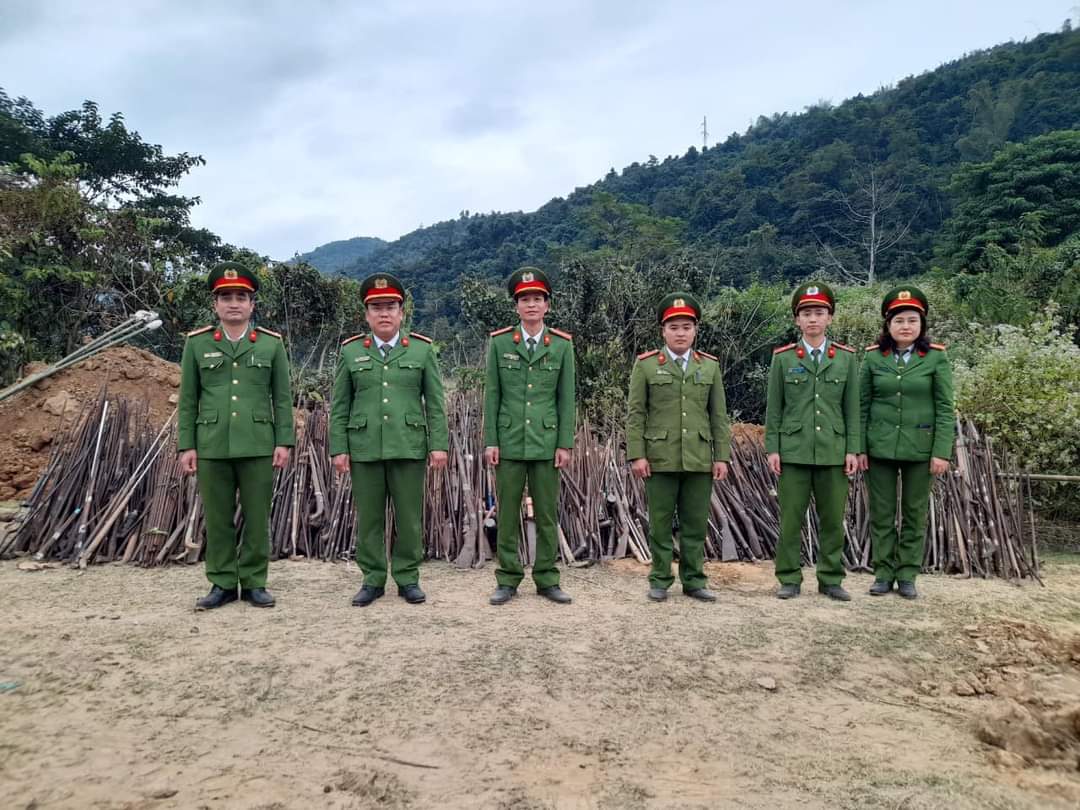 Toàn bộ số vũ khí, vật liệu nổ, công cụ hỗ trợ sau khi kiểm tra, phân loại đã được tiến hành tiêu hủy theo đúng quy trình