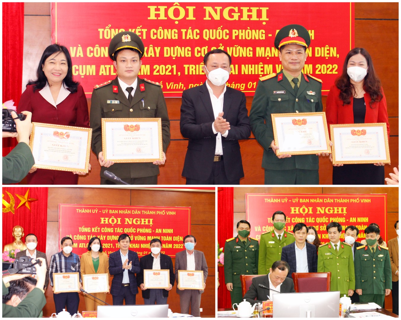 Khen thưởng các tập thể, cá nhân có thành tích xuất sắc trong năm 2021