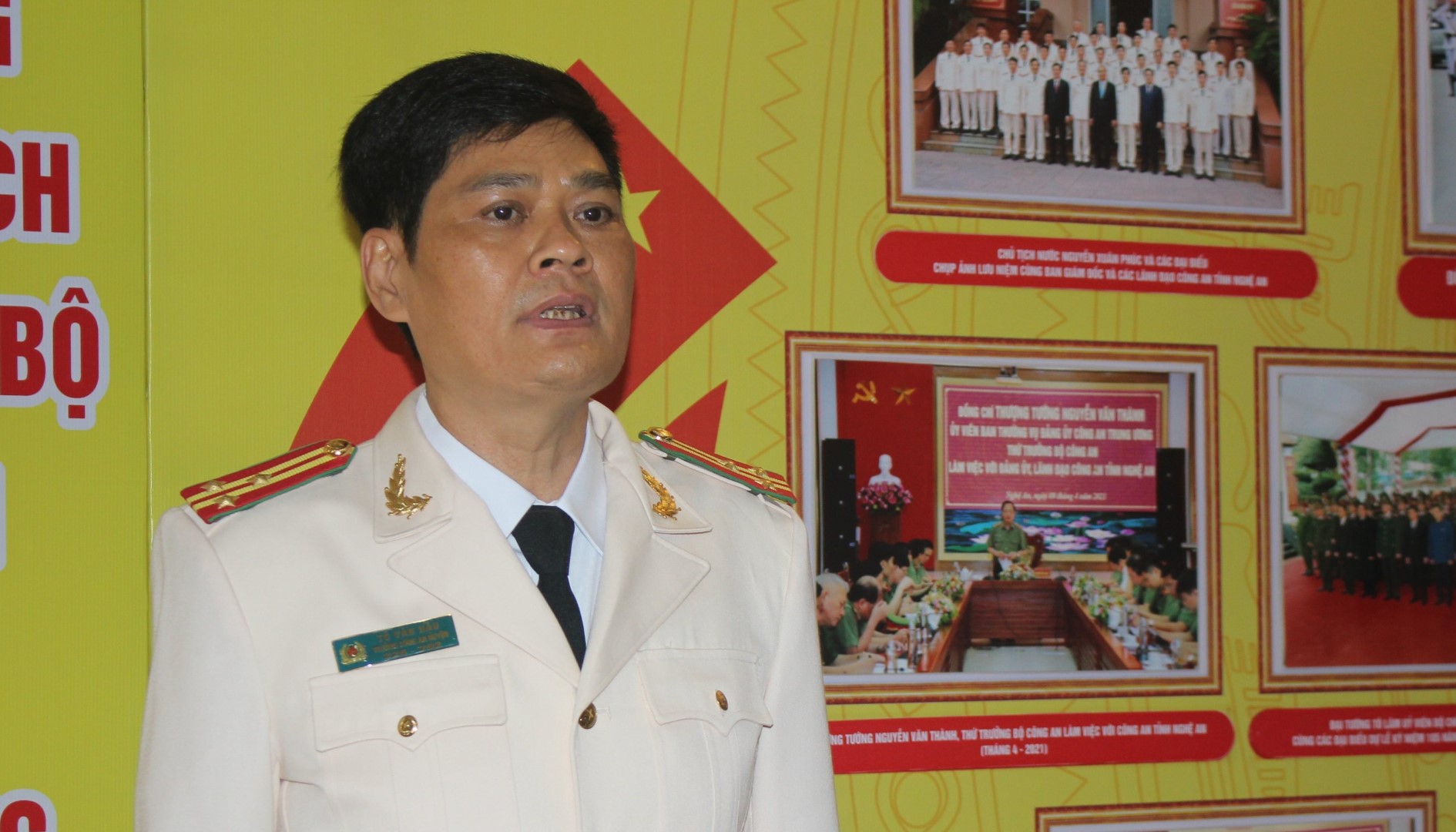 Thượng tá Tô Văn Hậu - Trưởng Công an huyện Kỳ Sơn