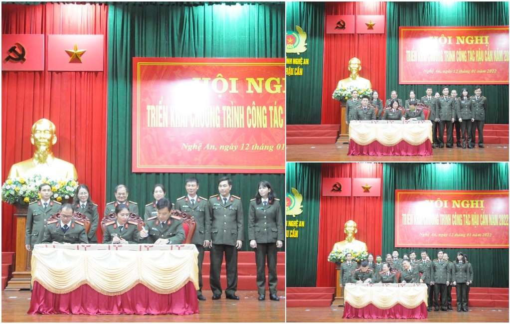 Các đội nghiệp vụ ký cam kết thi đua