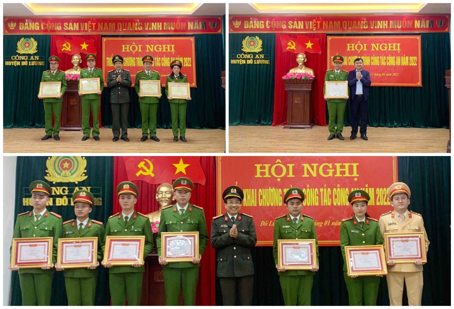 Trao thưởng cho các tập thể, cá nhân có thành tích xuất sắc 