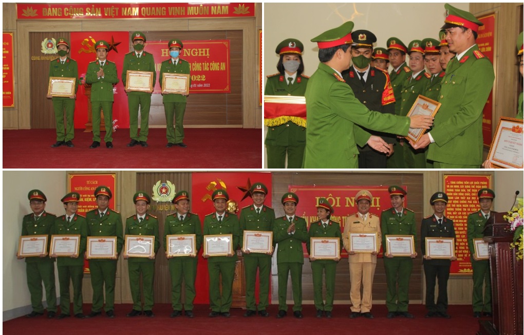 Trao thưởng cho các tập thể, cá nhân có thành tích xuất sắc trong năm 2021