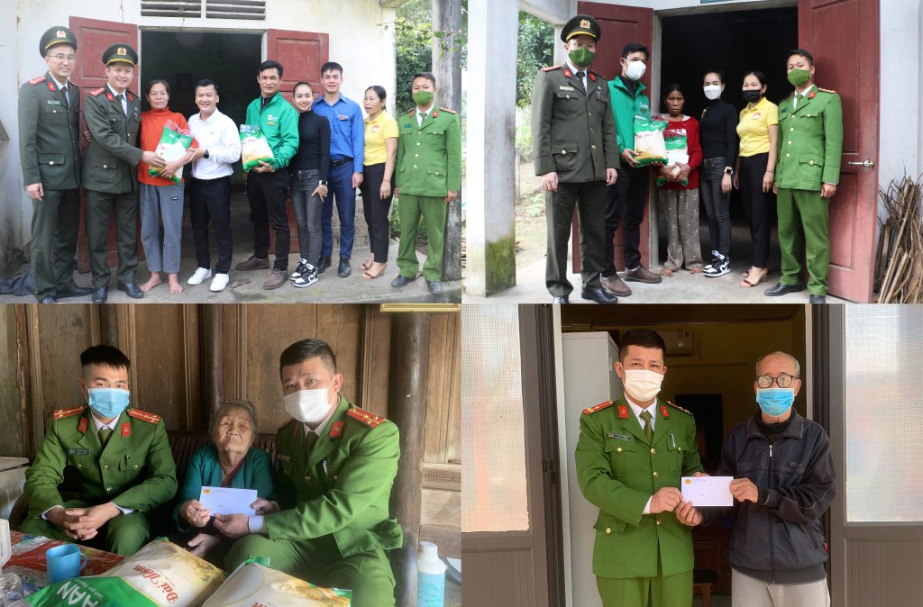 5. Với những trường hợp không có điều kiện đến nhận trực tiếp, đoàn công tác đã đến tận nhà để thăm hỏi, động viên và trao những phần quà ý nghĩa