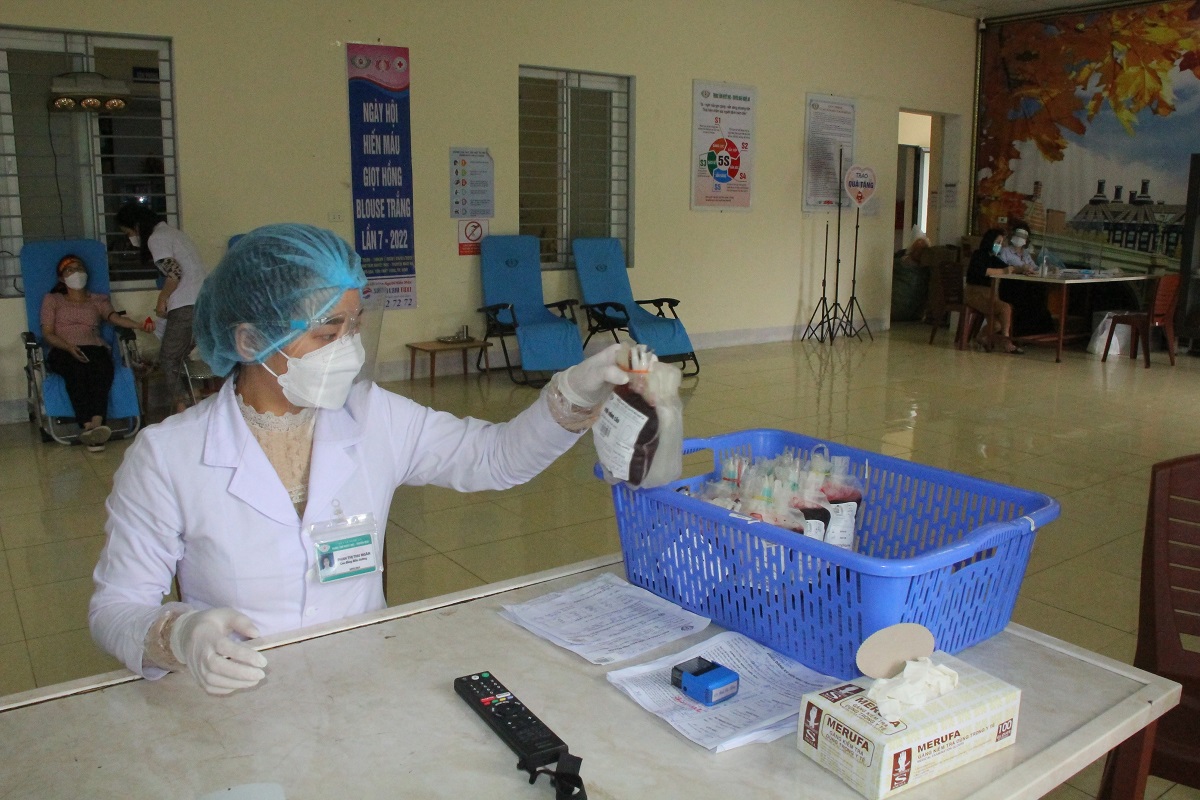 Hơn 60 đơn vị máu thu được để phục vụ công tác cấp cứu, điều trị