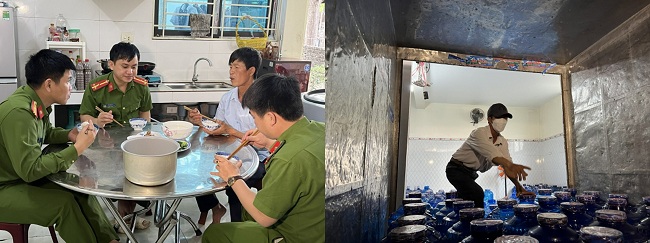 Anh Ngô Sơn Hải đã có được cuộc sống tốt hơn nhờ sự giúp đỡ từ Công an xã Quỳnh Lập