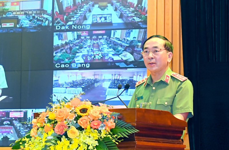 Đồng chí Thứ trưởng Trần Quốc Tỏ phát biểu chỉ đạo tại Hội nghị