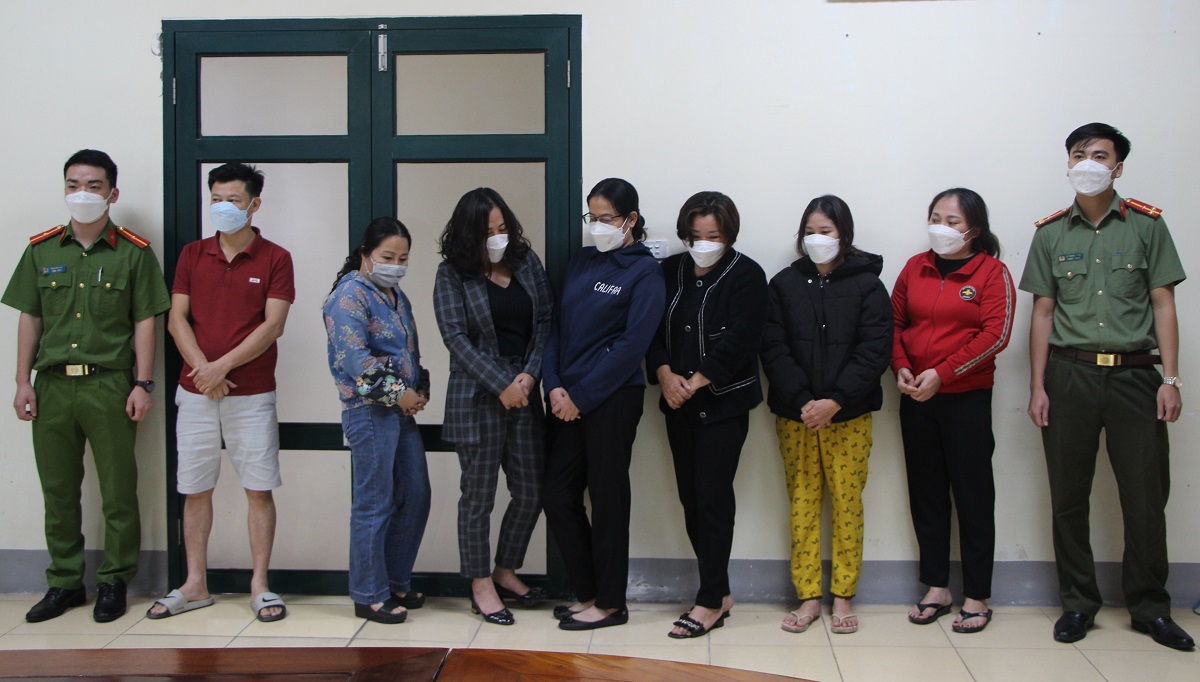 Một số đối tượng trong đường dây đánh bạc