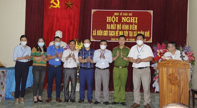 Ra mắt Ban chỉ đạo mô hình “Xã biên giới sạch về ma túy” xã Châu Khê 