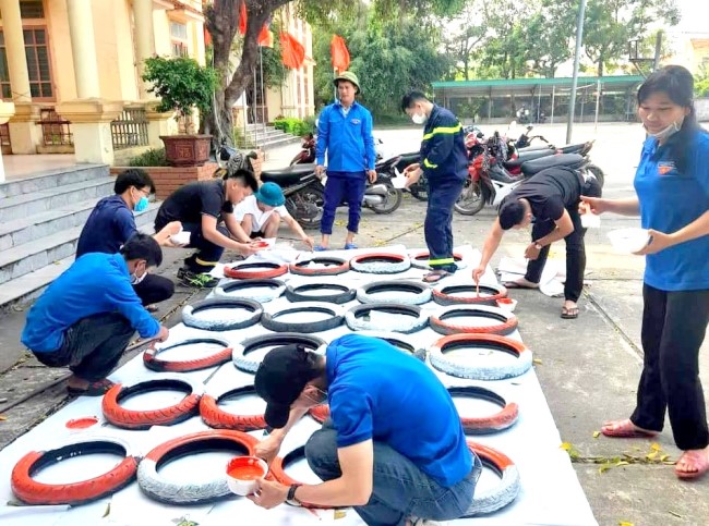Đoàn thanh niên Phòng Cảnh sát PCCC&CNCH phối hợp thực hiện Công trình