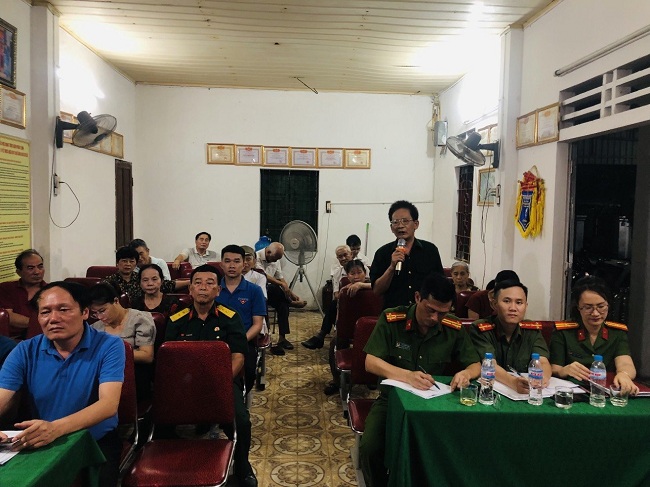 Hội nghị ghi nhận nhiều ý kiến đóng góp giá trị từ quần chúng Nhân dân