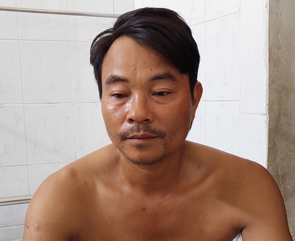 Sau khi gây án, đối tượng Lê Đình Ngọc uống thuốc trừ sâu để tự tử nhưng không thành