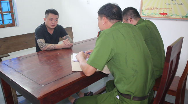Cơ quan Công an làm việc với đối tượng Phạm Như Quý