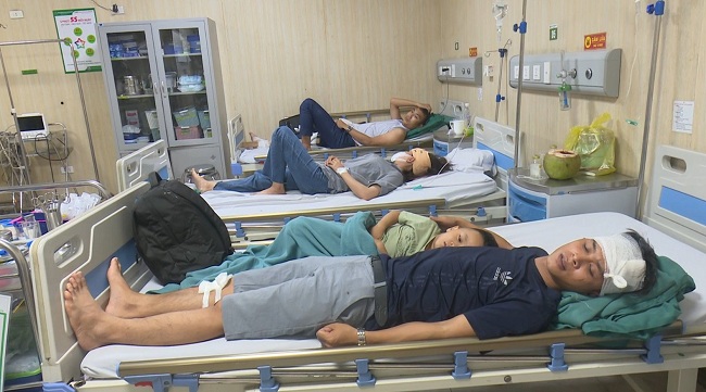 Các nạn nhân bị thương đang được theo dõi tại bệnh viện