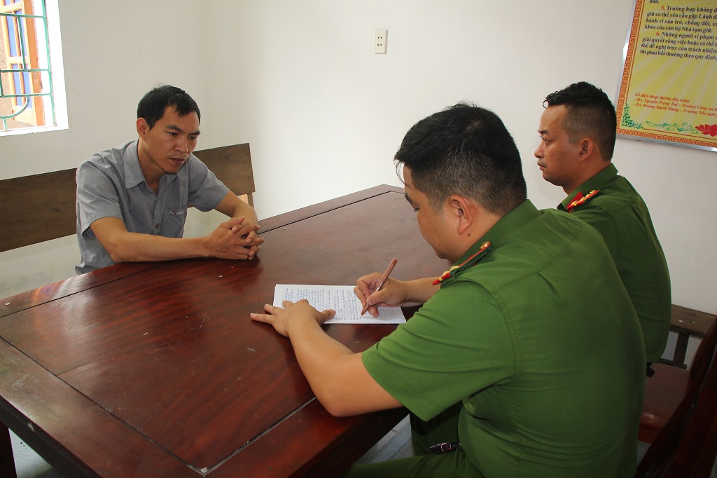 Cơ quan Công an làm việc với đối tượng Nguyễn Cảnh Phượng