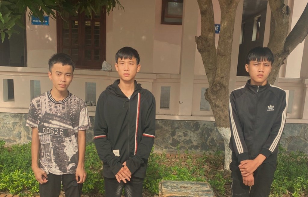 03 đối tượng bị bắt cùng tang vật trong chuyên án
