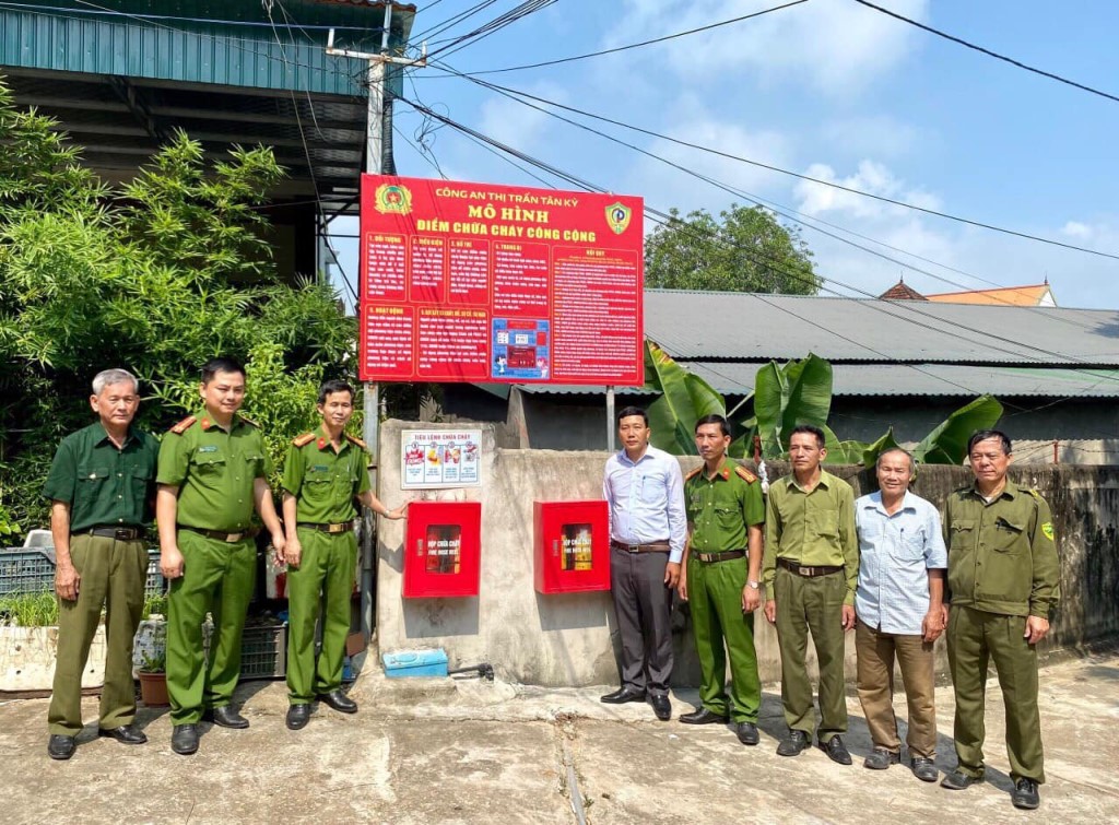 Tổ chức xây dựng các mô hình, điển hình trong công tác đảm bảo an toàn phòng chống cháy nổ trên địa bàn 
