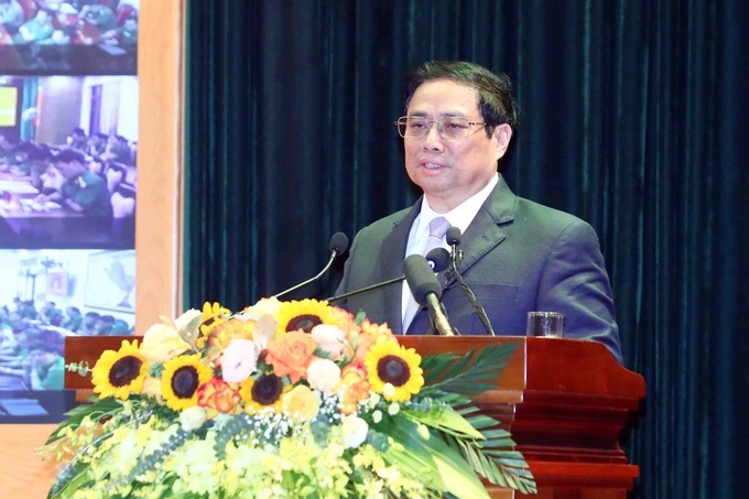 Thủ tướng phát biểu chỉ đạo tại Hội nghị (Ảnh: Kiên Phạm)