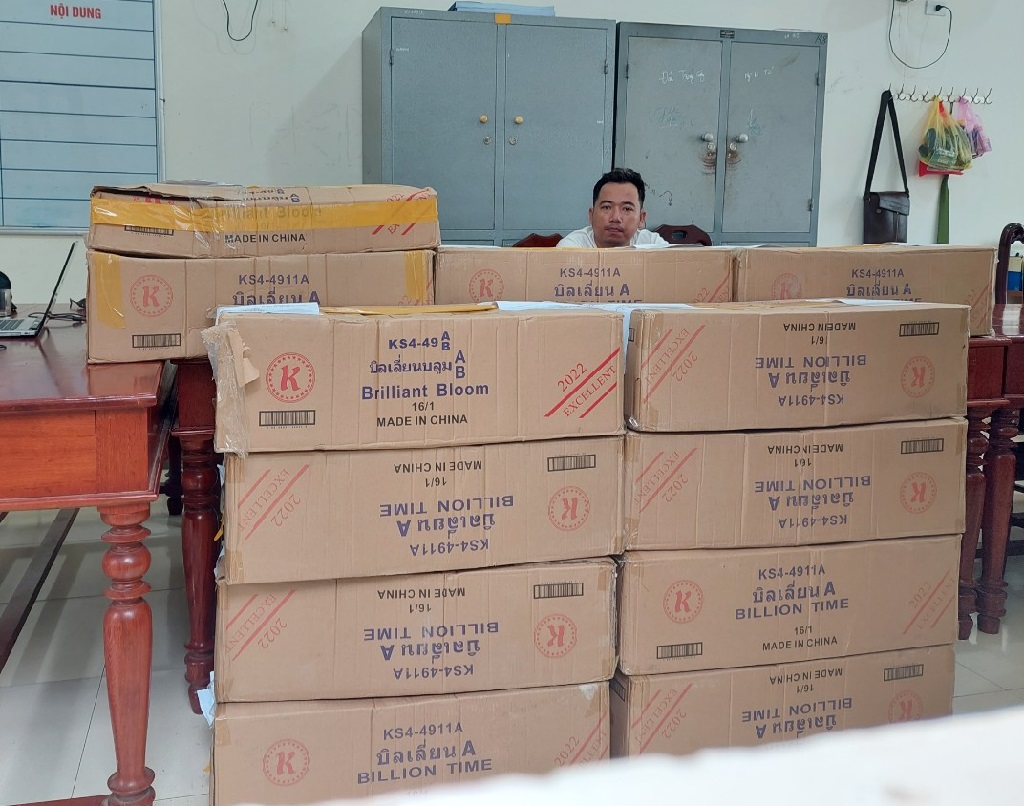 Đối tượng Trương Thanh Quý và tang vật