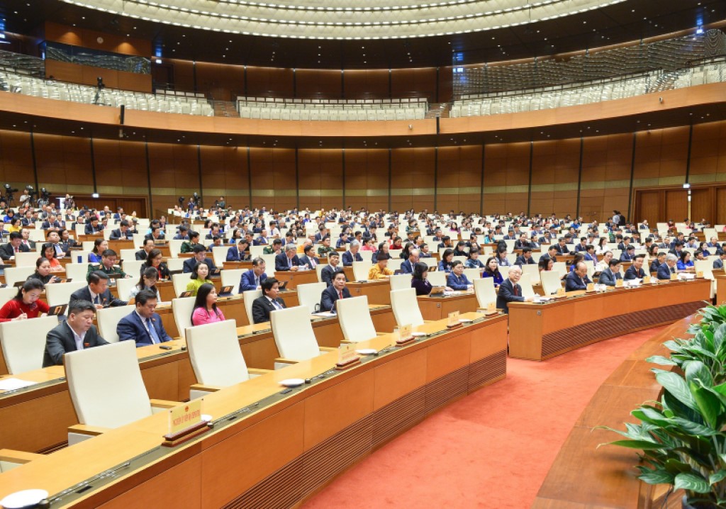 Các đại biểu tại phiên họp.