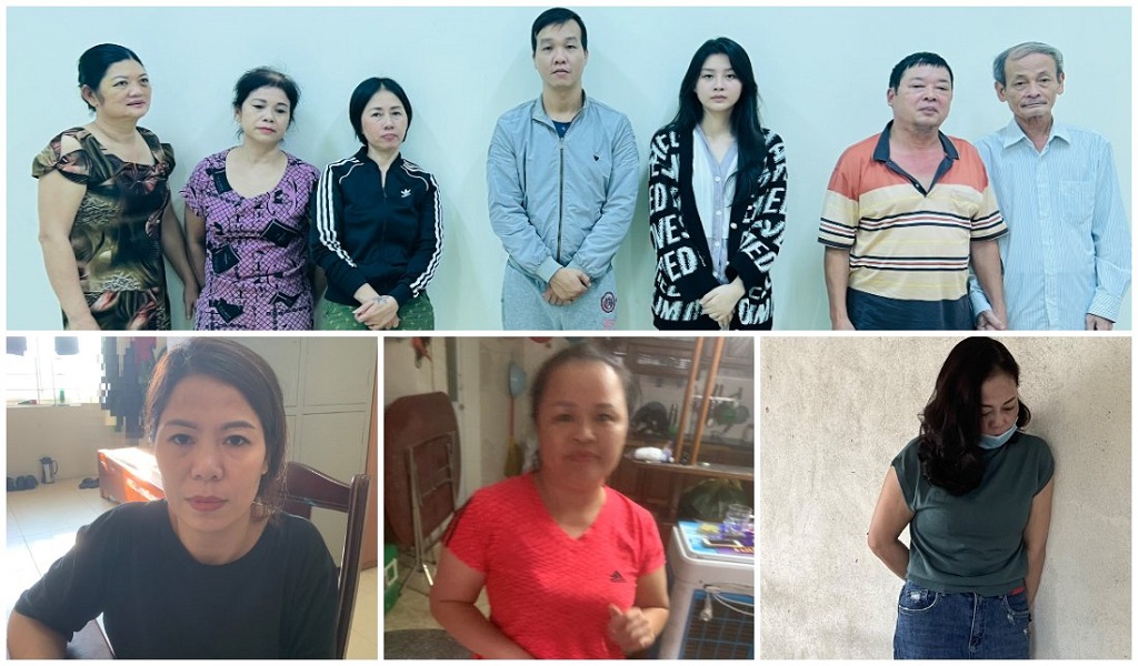 Các đối tượng trong đường dây đánh bạc bằng hình thức ghi số lô, số đề bị Phòng Cảnh sát hình sự đấu tranh, triệt xoá