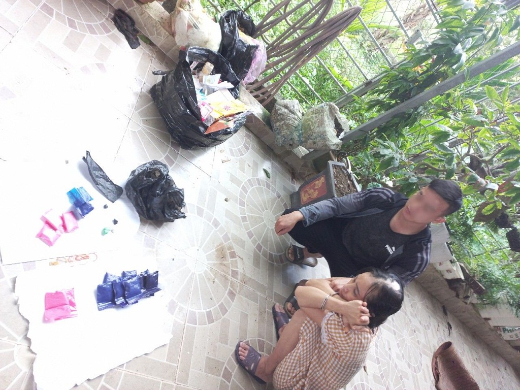 Công an huyện Yên Thành thu giữ tang vật tại nhà ở của đối tượng Chiến
