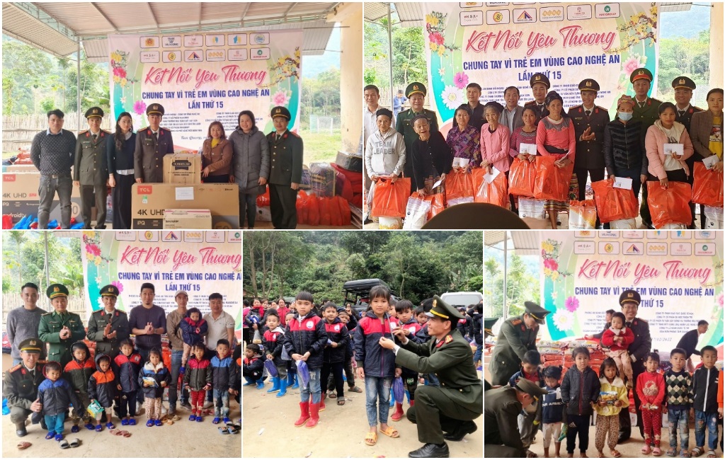 Hoạt động ý nghĩa góp phần xây dựng hình ảnh đẹp của người cán bộ, chiến sĩ Công an Nghệ An