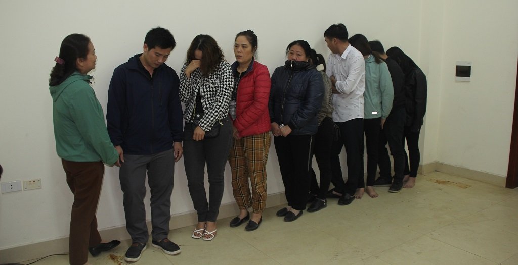 Các đối tượng trong chuyên án bị cơ quan Công an bắt giữ