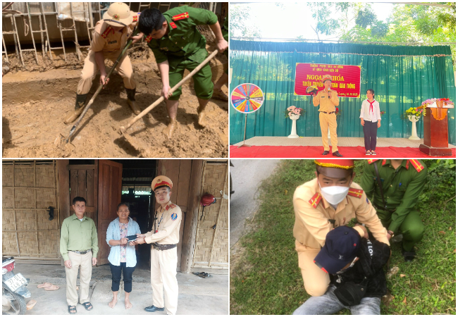Bên cạnh việc đảm bảo an toàn giao thông, Đội Cảnh sát giao thông – trật tự Công an huyện Tương Dương còn làm tốt công tác phối hợp đảm bảo an ninh trật tự và an sinh xã hội 