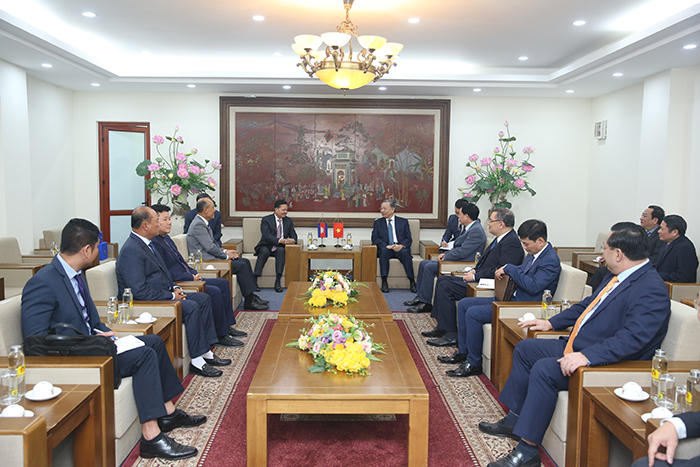 Toàn cảnh buổi tiếp.