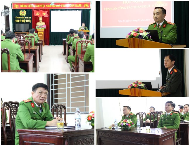 Tập huấn Công tác tham mưu tại Phòng Kỹ thuật hình sự