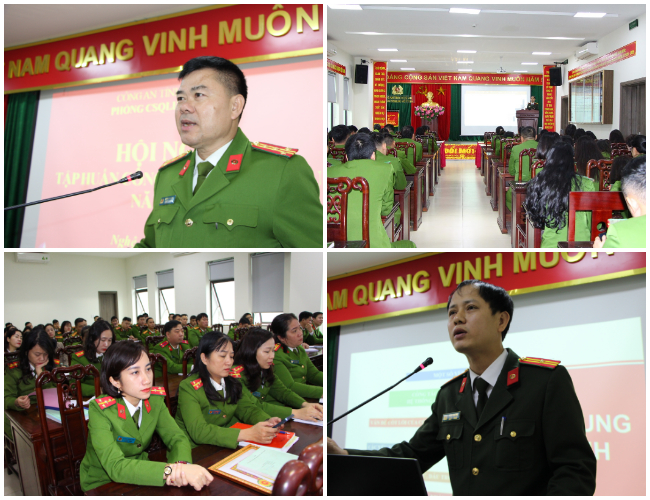 Tập huấn Công tác tham mưu tại Phòng Cảnh sát Quản lý hành chính về trật tự xã hội