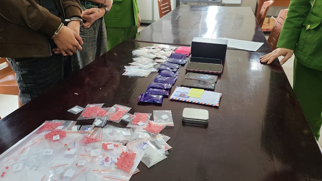 Tang vật chuyên án Công an thị xã Hoàng Mai phá thành công ngày 03/3/2023