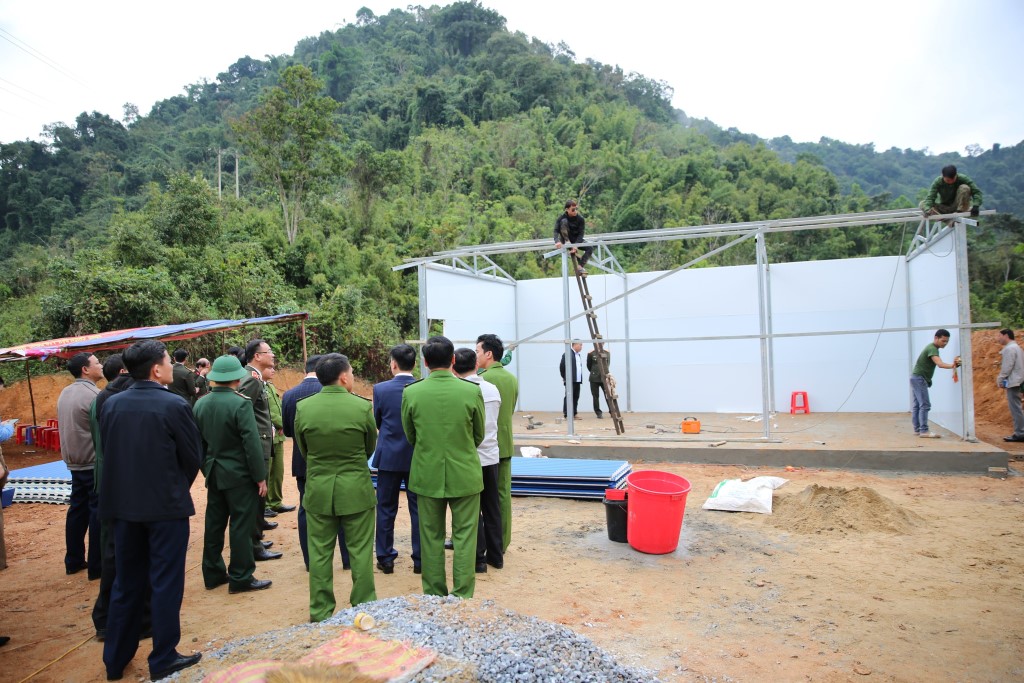 Một ngôi nhà đang được triển khai xây dựng