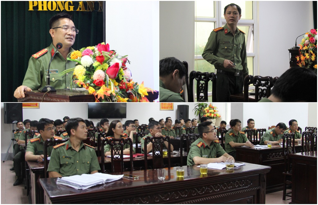 Tập huấn công tác tham mưu tại Phòng An ninh nội địa